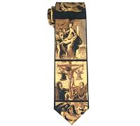 Wpamlrta Men's Christian Ties Novelty Religous Holy Bible Jesus Crosses Neckties