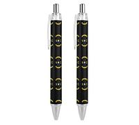 Wpamlrta North Carolina State Flag Logo Pens 0.5mm Blue Ink Work Pen with Super Soft Grip Ball Point Pen for Men Women Retractable Office Pens
