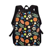 Wpamlrta Personalized Backpack for Kids Boys School Bookbag Schoolbags 15 Inch Rucksack for Kindergarten Toddler Soccer and Rugby