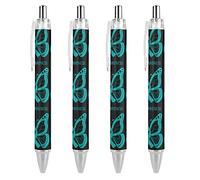 Wpamlrta PTSD Awareness Month Pattern Ballpoint Pen Retractable Writing Ball Pens Office Supplies Gifts for Women Men