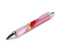 Wpamlrta Rooster Chicken Retractable Ballpoint Pen Portable Blue Ink Ball Point Pen Work Pens for Home Office 1 PCS