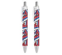 Wpamlrta Serbian Flag Ballpoint Pen Patriotic Themed Pen Blue Ink Ballpoint Independence Day Writing And Signature Gel Pen