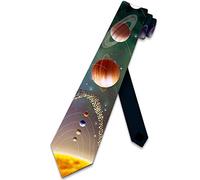 Wpamlrta Space Ties Mens Solar System Necktie Universe Tie