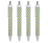 Wpamlrta Taco Pattern Ballpoint Pen Retractable Writing Ball Pens Office Supplies Gifts for Women Men