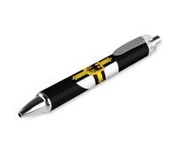 Wpamlrta The Teutonic Knights Logo Retractable Ballpoint Pen Portable Blue Ink Ball Point Pen Work Pens for Home Office 1 PCS