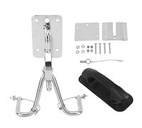 WPAODMWYI Quick Release Snap Davits Set, Instant Lock Davits System, 304 Stainless Steel Marine Hardware for Yachts and Inflatable Boats with 220lbs Lifting Capacity (With Black Armrests)