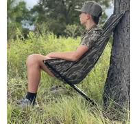 WPBXQKWAY Low Down Hunting Tree Seat, Outdoors Low Down Hunting Seat -tree Seats For Hunting, Lightweight Hunting Hammock Chair, Folding For Deer And Camping(Green a)