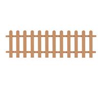 WPC Picket Fence Outdoor Fence Panel Lawn Barrier Garden Border Edge vidaXL