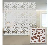 WPC Room Divider Screen 5mm Thick Hollow Out Partition for Bedroom & Office 25pcs Decorative Hanging Privacy Panels