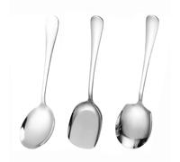 WPCSM 3 Pcs Serving Spoon Set, Serving Spoons Large Set, Communal Spoonutility Shovelsmall Serving Spoon, Buffet Serving Spoons, Suitable for Kitchen, Restaurant, Banquet, Etc, GYFCS03XXHUK