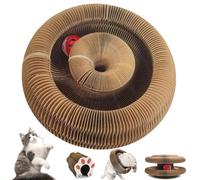 WPDUIODF Claw Coil, Claw Coil Cat Toy, Foldable Scratch Board Toy,Magnetic Suction Interactive Indoor Playboard, Does Not Take Up Space, For Indoor Cats(1pc)