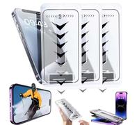 WPDUIODF Invisible Screen Protector, Protector Fingerprint Proof Dust Free Without Bubbles,Smooth Touch For Iphone 17/16/15/14/13/12 Pro Max(For 15,3*HD Version)