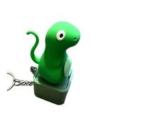 WPDUIODF Lizard Keychain Sound, Fun Keychain Sound,Portable Stress Reliever & Fidget Toy For Adults, Rechargeable Keychains With Colorful Lights,Stress Relieve(1)