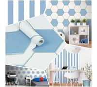 WPE® City F.C Football Themed Wallpaper Kids Bedroom Football Fan Blue Wallpaper - Matching Plain Blue & White Stripe Wallpaper Available (Football)