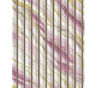 WPE® Heavyweight Marble Effect Metallic Vinyl Wallpaper 3D Wall Panel Design Soft Lilac & Pink Tones with Gold Veins, Textured Washable Wallcovering for Living Room, Bedroom, Feature Walls - SL1154