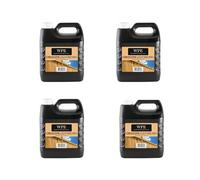 WPE® Light Creocote Wood Treatment - Oil-Based Creosote Substitute for Fences, Sheds, Decking & Timber - Deep Penetrating, Long-Lasting Weatherproof Protection 4L Exterior Wood Preserver [4 Pack] 16L