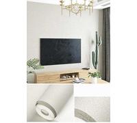 WPE® Vinyl Wallpaper with Mica Effect - Greige Textured Finish, Non-Woven Paste The Wall - Modern Natural Look, Washable & Easy to Apply - 9.5m x 53cm 150-1004