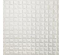 WPE® Wallpaper Empire Washable Italian Vinyl 3D Geometric Cube Effect Wallpaper White M95683