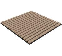 WPE® Wpe 60X60Cm Walnut Acoustic Wall Panel - Sound Absorbing Wood Slat Panel For Media Walls, Home & Office Decor