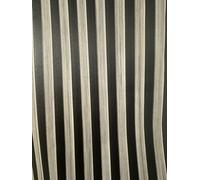 WPE® Wpe Acoustic Wood Slat Effect 3D Vinyl Black Wallpaper 9.5M X 0.53M - Dl1023