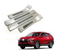 WpecM 4pcs Car Door Sill Protector For Mitsu-bishi Eclipse Cross 2018, Anti-Scratch Car Door Sill Plate Protectors, Anti-Collision Car Outer Door Sill Protector, Stickers Accessories,B