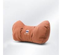 WpecM Car Seat Neck Pillow And Lumbar Pillow For VOLVO V70 1997-2023 2024 2025, Car Lumbar Support Pillow And Car Neck Pillow Kit, Elastic And Comfortable, For Neck Back Pain Relief,Orange-A