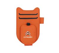WpecM Sunglasses Holder For Citroen C4 Grand Picasso 2013-2018, Sunglasses Holder For Car, Magnetic Sunglasses Holders For Car Visor, For Eyeglasses Ticket Card Car Accessories Interior,B-Orange
