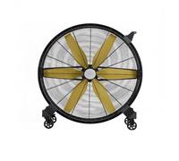 wpenshiDM125 Floor Standing Fan Industrial Electric Fan Mobile Large Six Blades Electric Fan Floor Suitable For Factory Workshop Warehouse Cooling(42 inch)
