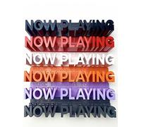 WPESI Now Playing Vinyl Record Stand, Wall Mount Display for Albums, Hanging Record Storage Holder (Black)