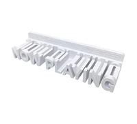 WPESI Now Playing Vinyl Record Stand Wall Mount,Vinyl Record Wall Mount Display Vinyl Wall Mount Albums Hanging Vinyl Record Wall Record Display Storage Holder (White)