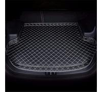 wpfch Tailored Car Leather Rear Boot Mats for Volkswagen VW Golf 8 | GTE/Golf GTI/Golf GTD/Golf Clubsport, Waterproof Anti-Scratch Non Slip Auto Trunk Protector Pad Interior Accessories, Blackwhite