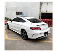 WPHLYZ Car Rear Trunk Roof Spoiler Wing for Benz C Class (W205, E43, C63, COUPE, C200, C300) 2016-2021, White, ABS, Painted ABS