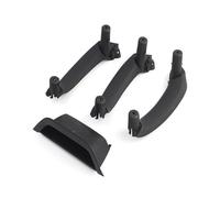 WPHLYZ Interior Door Pull Handle Trim for BMW for X3 for X4 for F25 for F26 2010-2017 LHD RHD 4 Piece Black Fiber Door Inner Handle