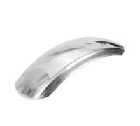 WPHLYZ Motorcycle Front Mudguard Fender Universal 6.1" Motorcycle Rear Fender Stainless Steel Mudguard Wheel Cover For Suzuki(Silver)