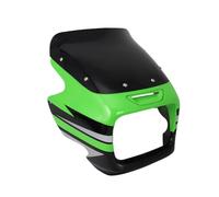 WPHLYZ Motorcycle Wind Deflector Headlight Fairing Screen Windshield Cover For Kawasaki ZRX 1100 ZRX 1200 ABS Plastic Motorcycle Windshield (One Set)