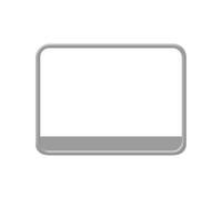 WPHLYZ Navigation Protective Film For Tesla For Model 3 For Y Central Control Screen Display Protector Frame Navigation Silicone Protection Case Navigation Screen Protector(Gray)