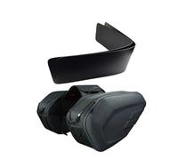 WPHLYZ Saddlebag Storage Panniers 2PCS Waterproof Motorcycle Side Bags SaddleBag Oxford Fabric Saddle Trunk Luggage Helmet Riding Travel(Oxford and Plate)