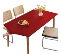 WPJBDS Rectangle Vinyl Table Cloth, Waterproof Fitted PU Tablecloth With Elastic Edge,Oil Proof Table Cover For Picnic, Camping, Indoor and Outdoor(Size:90x90cm/35.4x35.4inch,Color:Gray)