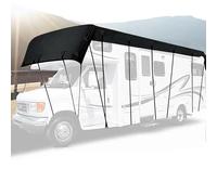 WPJBDS RV Cover 210D Oxford Cloth, Waterproof Camper Cover,RV Caravan Roof Protection Tarpaulin Foldable Protective Roof Protection Cover,Blue,13x3m/42.6x9.8ft