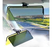 WPJOLOAAX Car Sun Visor Tac Extension, for Jeep Renegade Freedom Trailhawk Compass Car Sun Shade Day and Night Anti Glare Polarized 2 in 1 Sunshade for Clearer Vision