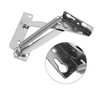 WPKD BLUEIY 1 Pair Cabinet Spring Hinges, 80 Degree Lift Up Opening Closet Furniture Hinge Folding Sofa Bed Stainless Steel Storage Support Spring Hinges for Home Furniture Repair