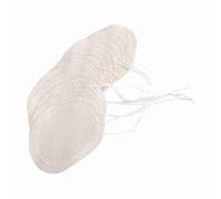 WPKD BLUEIY 10 Pcs Set Replaceable Cotton Filter Net, Indispensable Safe Filter Net for Siphon Pot, Compatible with Various Brewing Methods