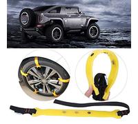 WPKD BLUEIY 10pcs Anti Skid Snow Chains,Anti Skid Tire Chains,Non-Slip Cable Tie,185-225mm Non Slip Car Tire Belt,TPU Steel,for Auto Car Truck Winter Driving