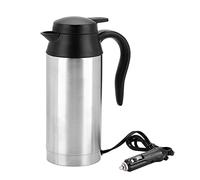 WPKD BLUEIY 24V Travel Car Kettle,750ml Portable Electric Heating Mug,Stainless Steel Auto Cut Off Water Heater Bottle,for Camping Road Trip Car