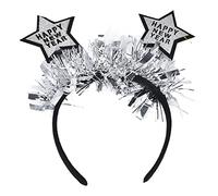 WPKD BLUEIY Cute Christmas Star Shaped Hair Hoop, Fracture Resistant Headband for Festival, Star Shape Hair Accories, Ideal for Holiday Celebrations, Silver