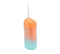 WPKD BLUEIY Electric Oral Irrigator, 3 Modes High Frequency Pulse, IPX7 Waterproof Portable Dental Teeth Cleaner, Rechargeable, Orange