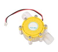 WPKD BLUEIY F50 Hydroelectric Micro Hydro Generator, Easy to Install Pumb Turbine Generator Portable DC Water Generator for Home Industrial (F50 80V transparent yellow)