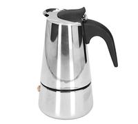 WPKD BLUEIY Moka Pot Food Grade Stainl Steel Stovetop Italian Coffee Maker, 200ML No. 4 Pot for Home, Travel, Office, 304 Stainl Steel, Coffee Machine