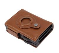 WPKD BLUEIY Multi Function Wallet Clip for iOS Locator, Small Men's Wallet Clip for Bank Card, Bill, Passport, Apricot Card Bag, Busin Wallet, Compact Design