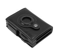 WPKD BLUEIY Multi Function Wallet Clip for iOS Locator, Small Men's Wallet Clip for Bank Card, Bill, Passport, Black, Card Holder, Busin Wallet, Compact Design